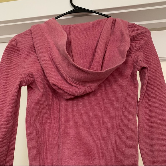 AMERICAN EAGLE Pink Knit Sweater Hoodie/Sweatshirt-Size Small - Picture 5 of 11